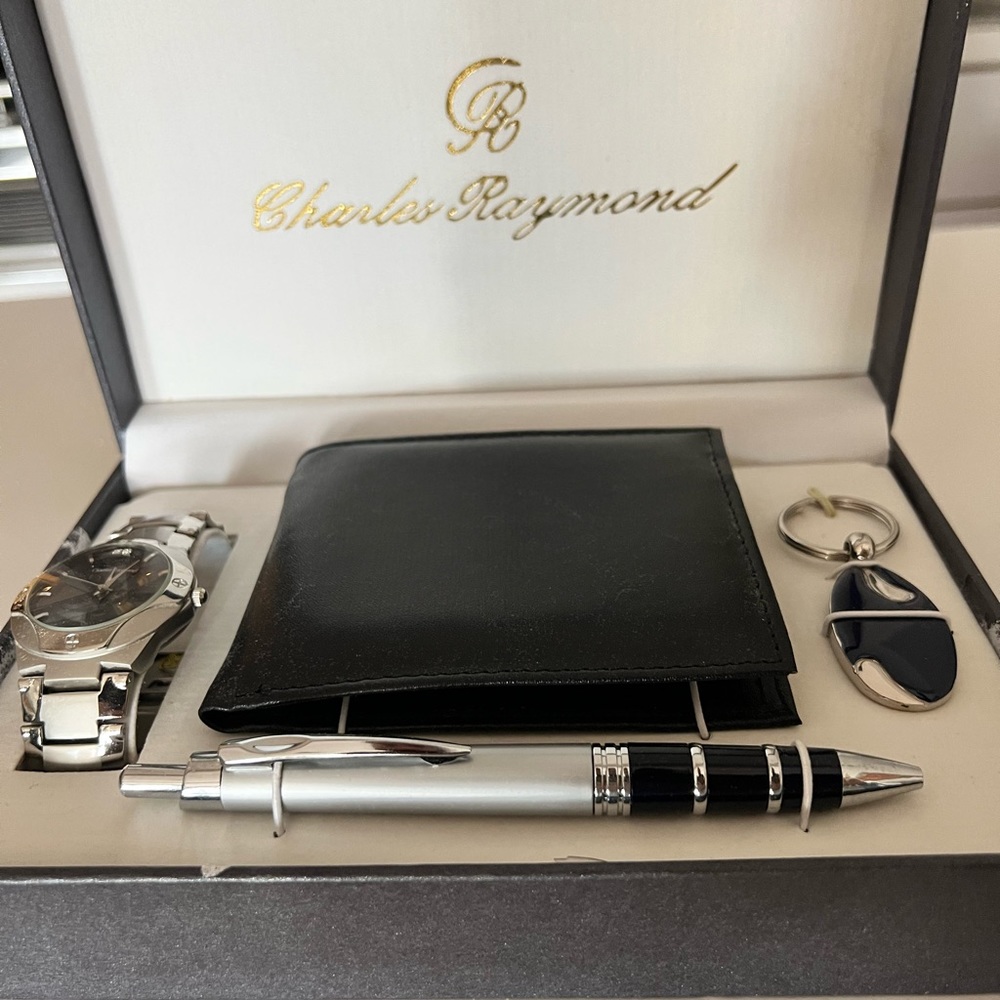 Charles Raymond Mens Wallet Gift Set